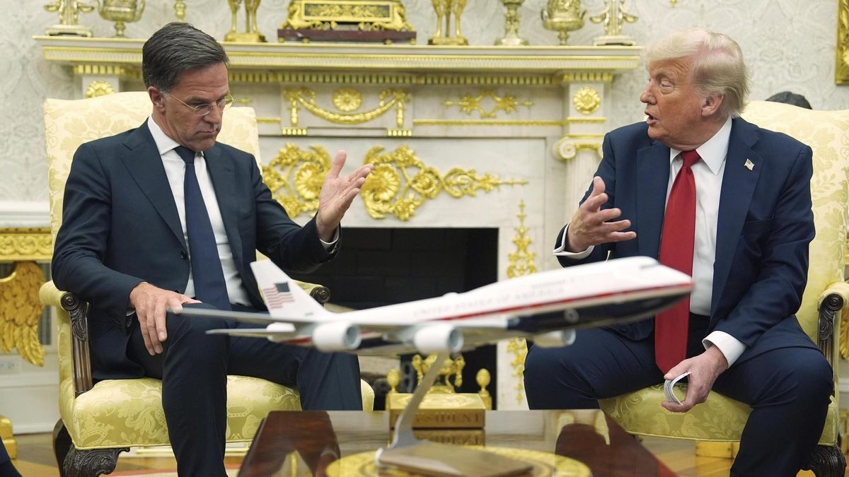 NATO-Generalsekretär Rutte bei US-Präsident Trump